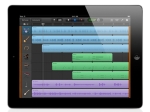 GarageBand running on the iPad!